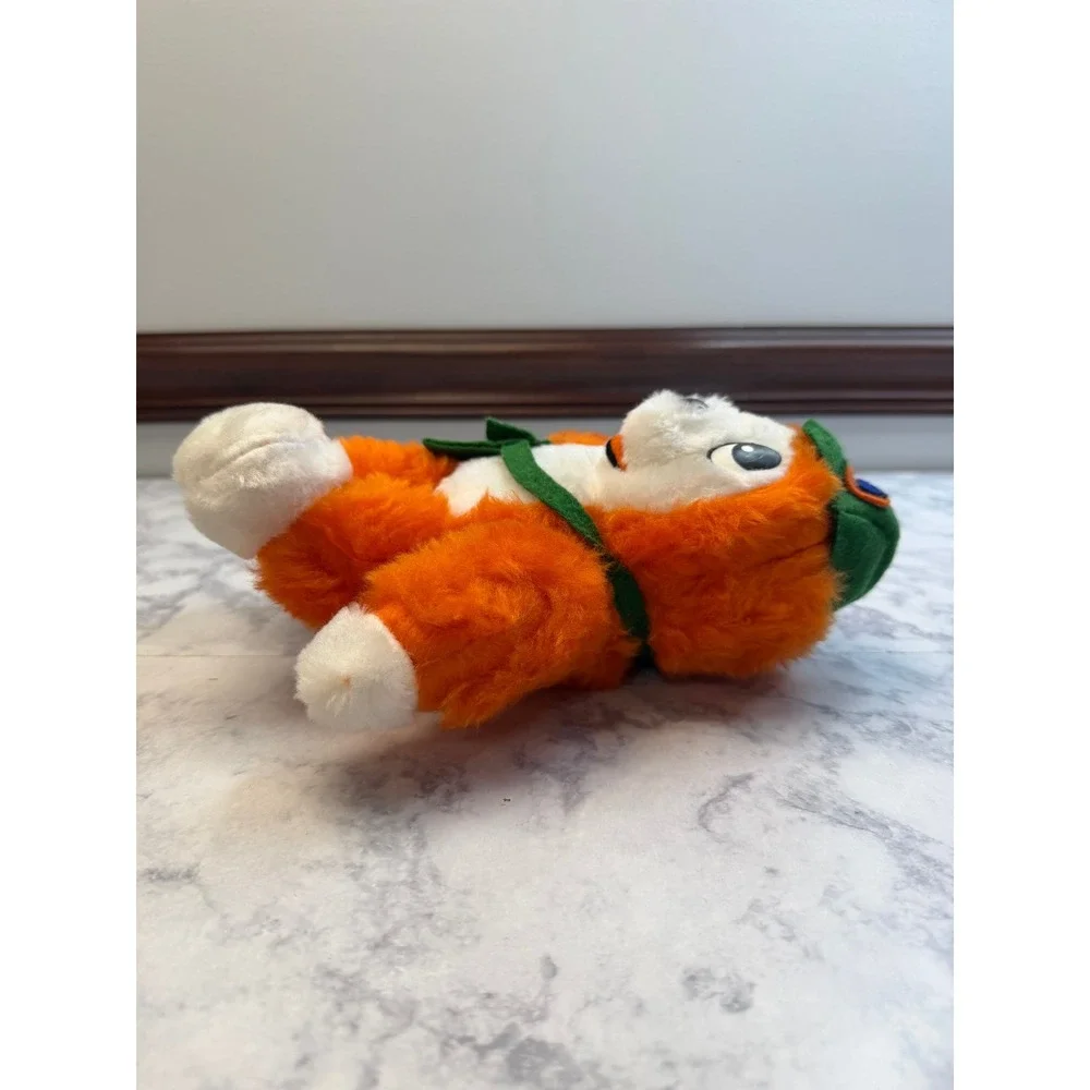 Vintage Orange White Bear Forest Ranger Scout Plush Mascot Green Hat Bag 10